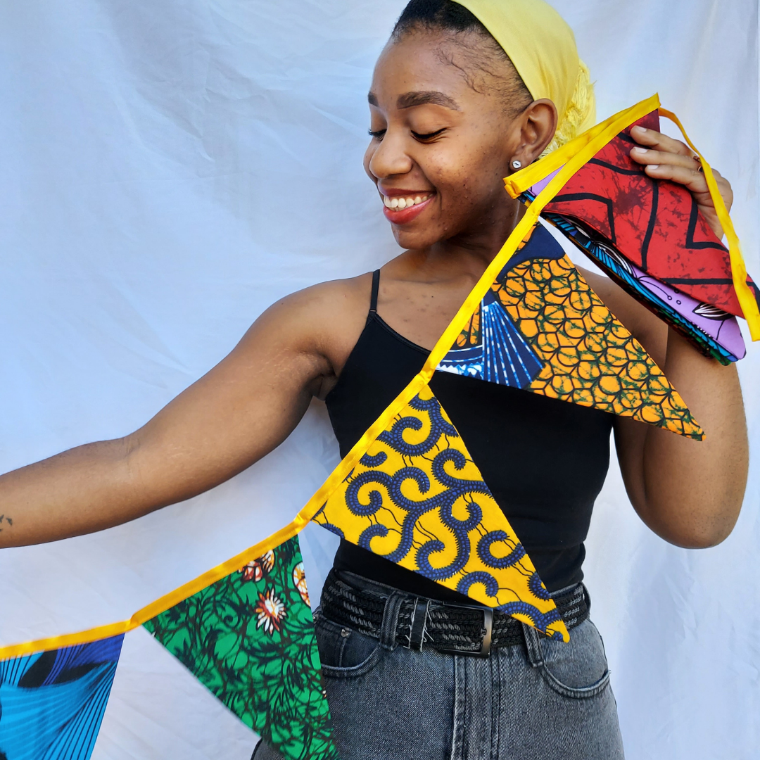 Rainbow Bunting Banner