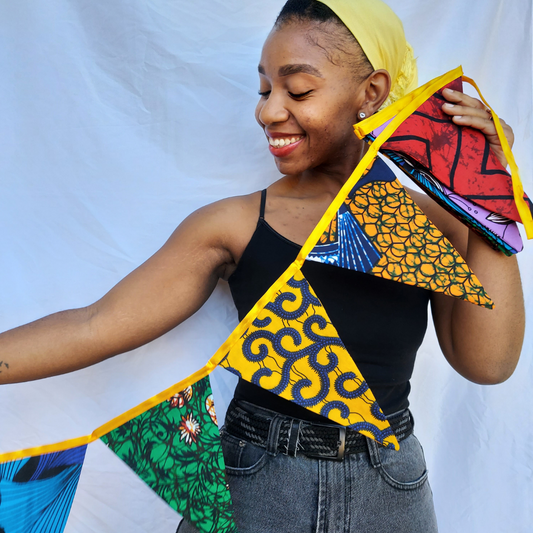 Rainbow Bunting Banner