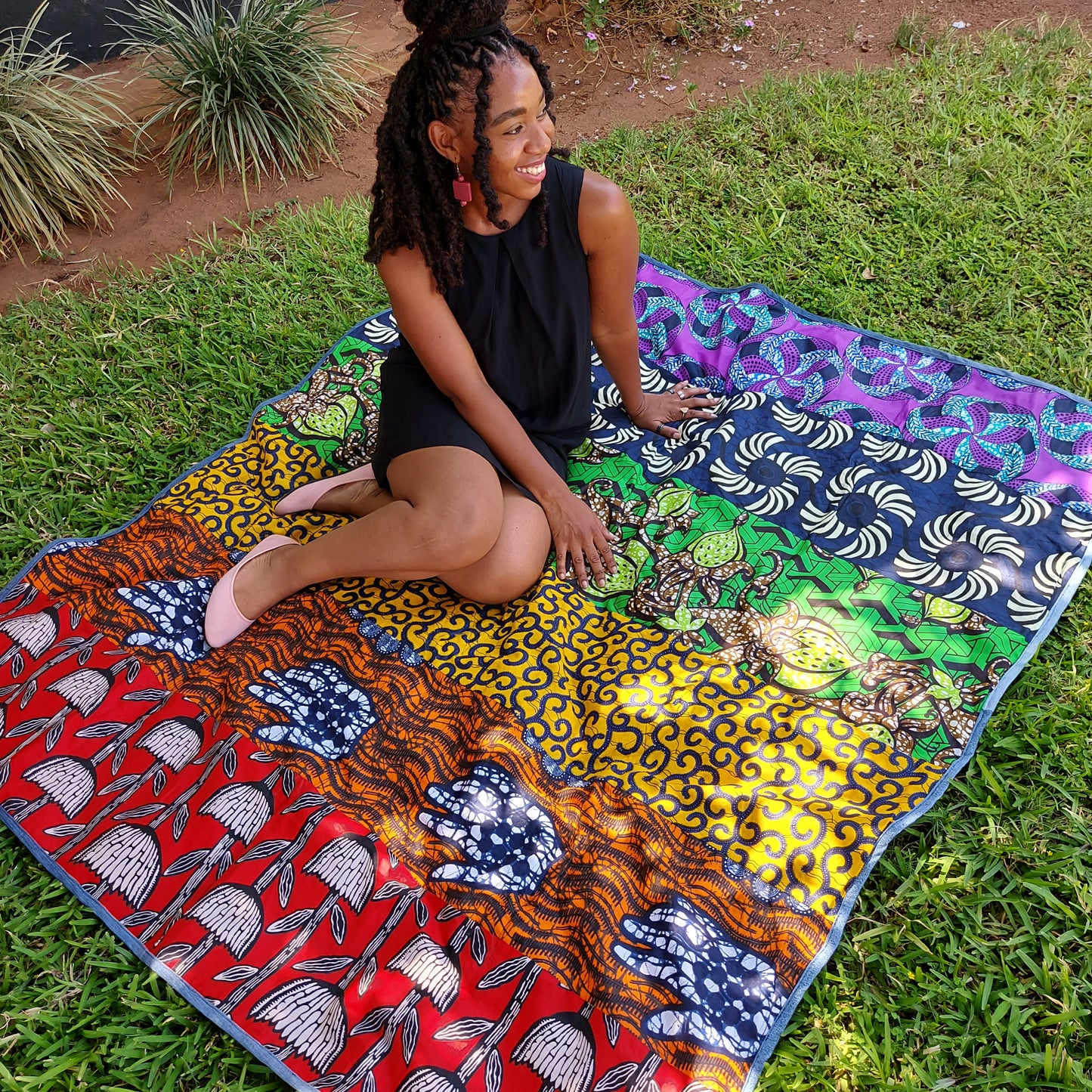 Rainbow Picnic Blanket