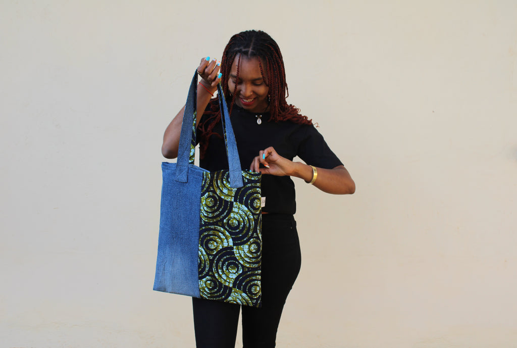 Denim Tote Bag