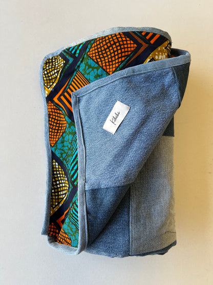 Repurposed Denim Blanket