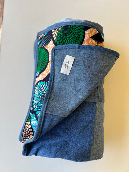Repurposed Denim Blanket
