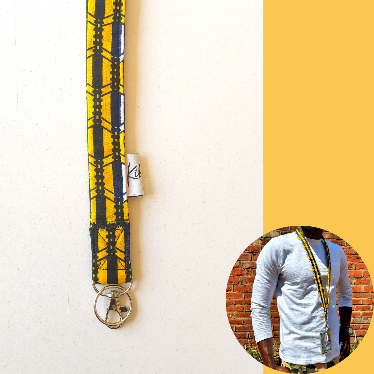 lanyard CHUNKY YELLOW